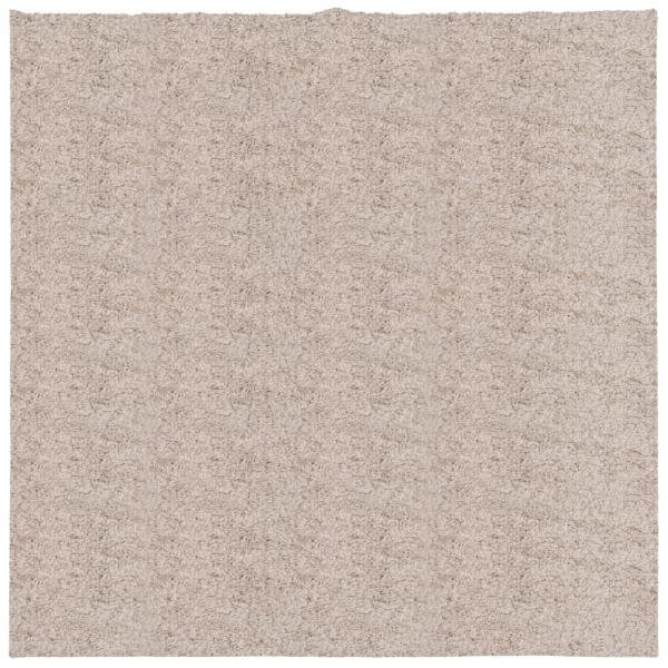 Shaggy-Teppich PAMPLONA Hochflor Modern Beige 160x160 cm