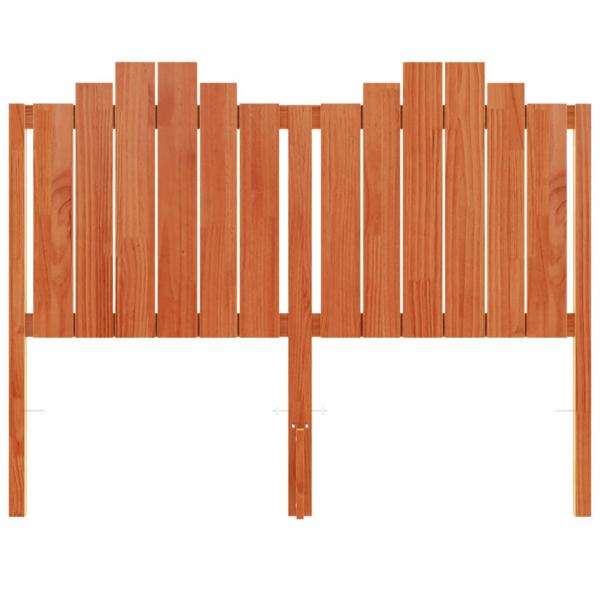 Kopfteil Wachsbraun 135 cm Massivholz Kiefer