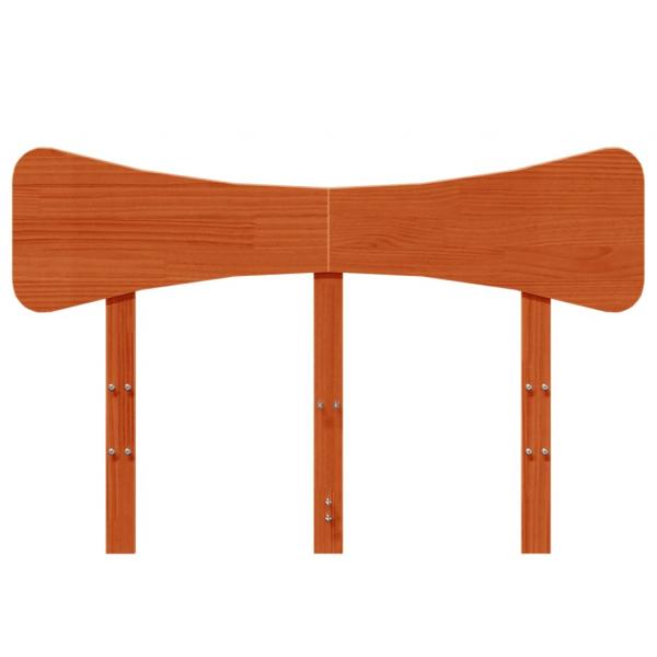 Kopfteil Wachsbraun 135 cm Massivholz Kiefer