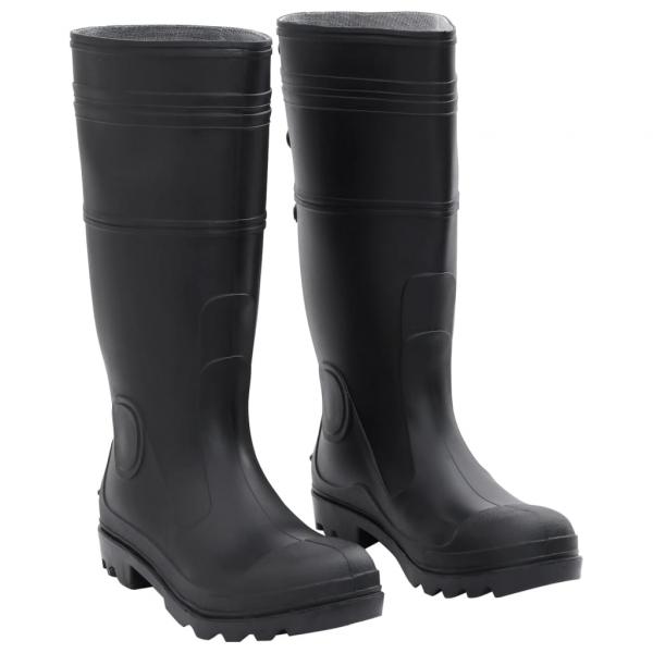 ARDEBO.de - Gummistiefel Schwarz Größe 43 PVC