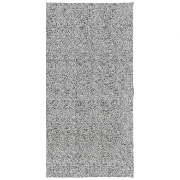 Shaggy-Teppich PAMPLONA Hochflor Modern Grau 100x200 cm