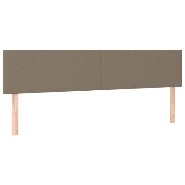 ARDEBO.de - Boxspringbett mit Matratze Taupe 120x190 cm Stoff