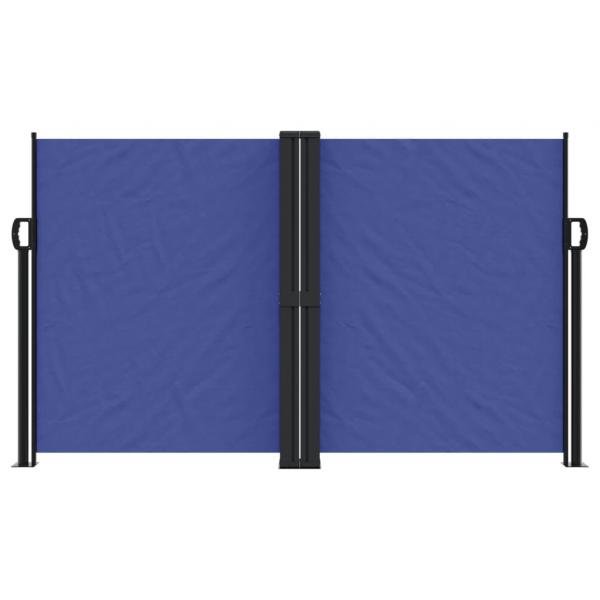 Seitenmarkise Ausziehbar Blau 140x1000 cm