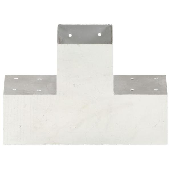 Pfostenverbinder X-Form Verzinktes Metall 101 x 101 mm