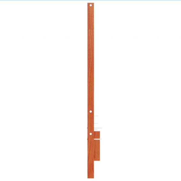 Kopfteil Wachsbraun 135 cm Massivholz Kiefer