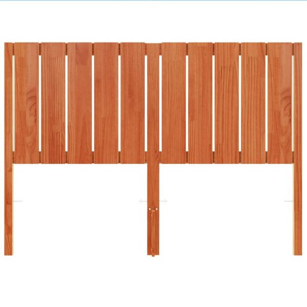 Kopfteil Wachsbraun 135 cm Massivholz Kiefer