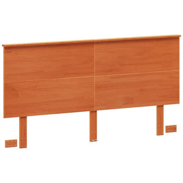 Kopfteil Wachsbraun 160 cm Massivholz Kiefer