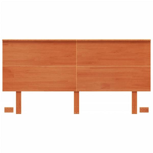 Kopfteil Wachsbraun 160 cm Massivholz Kiefer