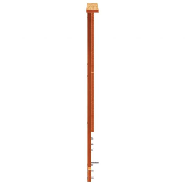 Kopfteil Wachsbraun 160 cm Massivholz Kiefer
