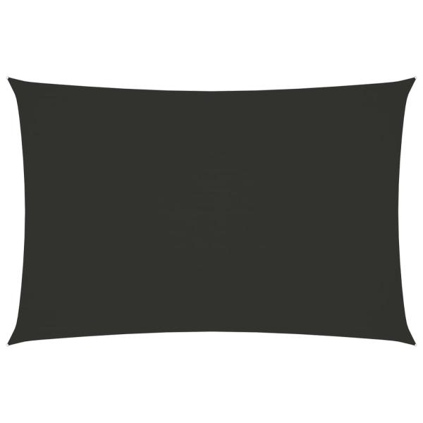 Sonnensegel Oxford-Gewebe Rechteckig 5x7 m Anthrazit