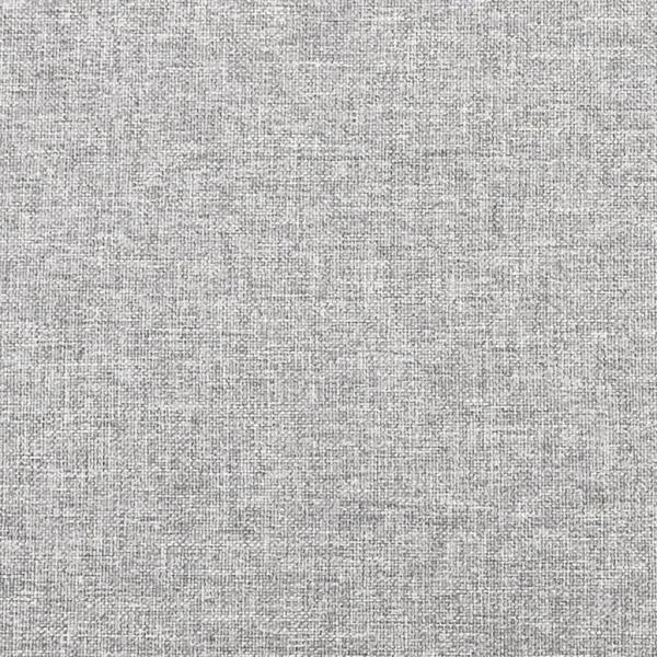 Schlafsofa 2-Sitzer mit 2 Kissen Hellgrau Stoff