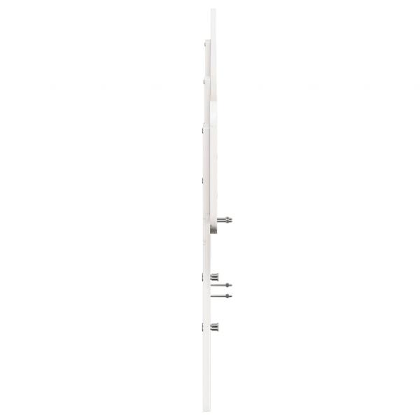 Kopfteil Weiß 200 cm Massivholz Kiefer