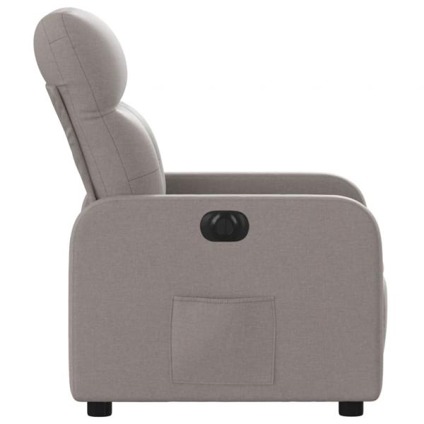 Relaxsessel Elektrisch Taupe Stoff