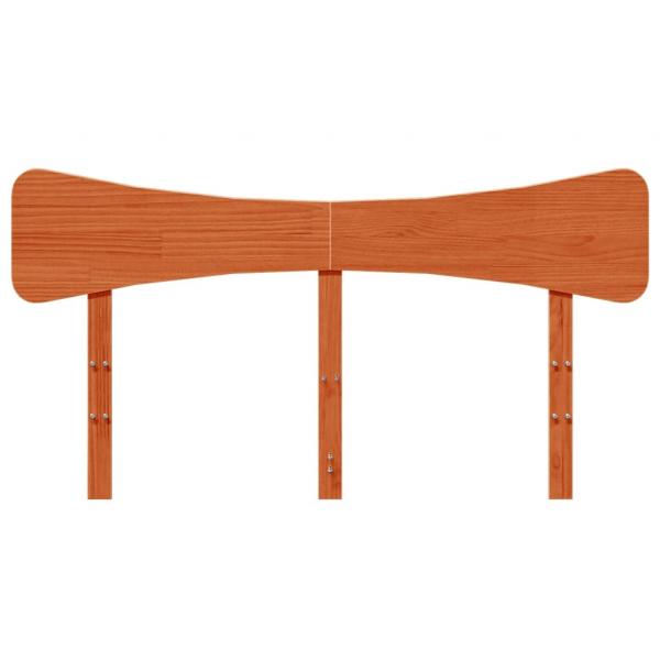 Kopfteil Wachsbraun 150 cm Massivholz Kiefer
