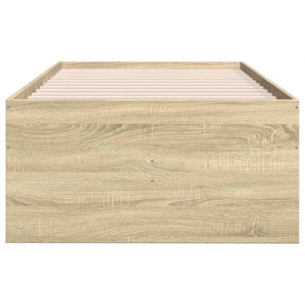 Tagesbett mit Schubladen Sonoma-Eiche 75x190 cm Holzwerkstoff
