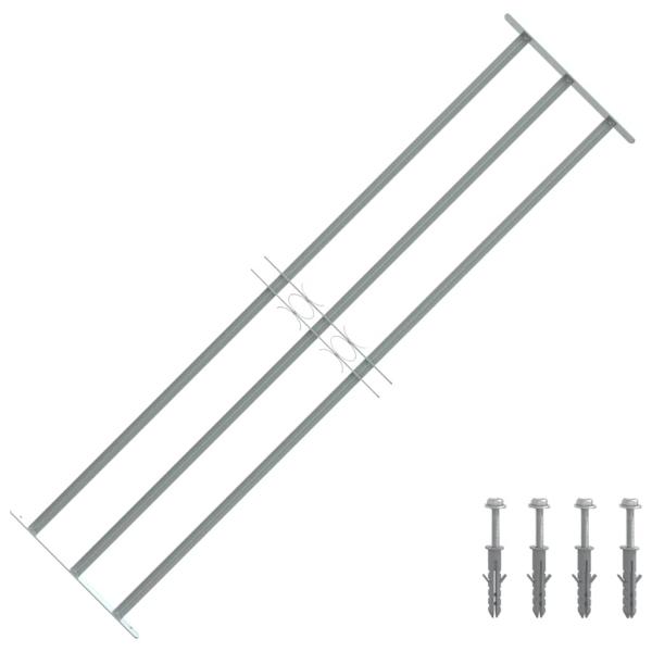 Fenstergitter Verstellbar mit 3 Querstäben 1000-1500 mm