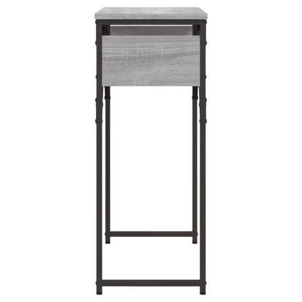 Konsolentisch mit Ablage Grau Sonoma 75x30x75cm Holzwerkstoff