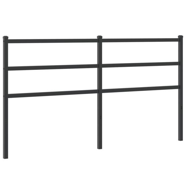 Kopfteil Metall Schwarz 160 cm