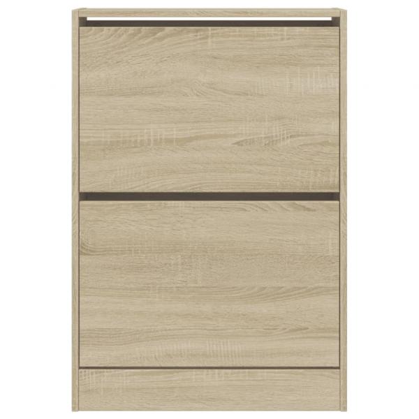 Schuhschrank Sonoma-Eiche 60x21x87,5 cm Holzwerkstoff