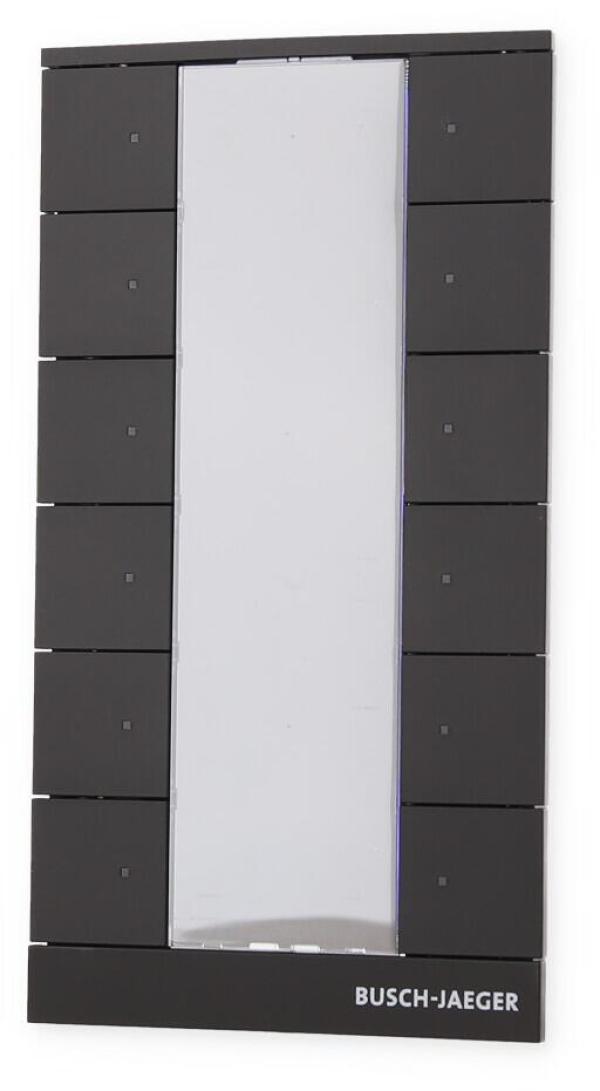 ARDEBO.de Busch-Jaeger SB/U12.0.11-885 Bedienelement, 12-fach, Busch-Tenton, schwarz matt (2CKA006330A0076)