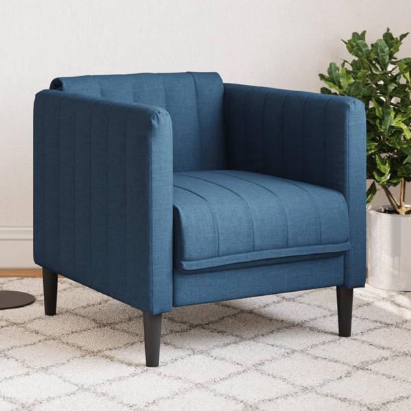 ARDEBO.de - Sessel Blau Stoff