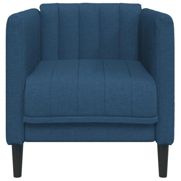 Sessel Blau Stoff