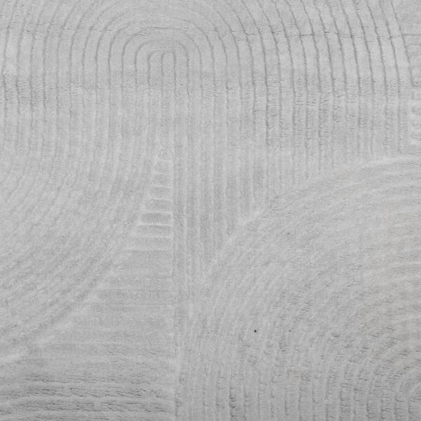 Teppich IZA Kurzflor Skandinavischer Look Grau 120x170 cm