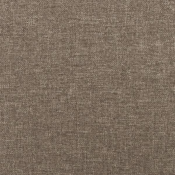 Bettgestell mit Kopfteil Taupe 120x190 cm Stoff