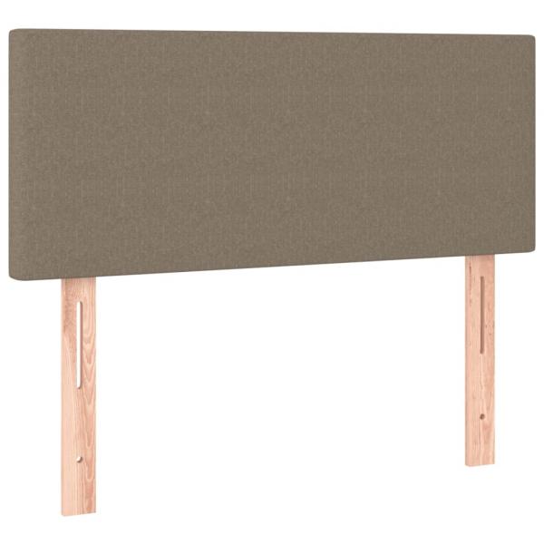 Boxspringbett mit Matratze Taupe 120x190 cm Stoff