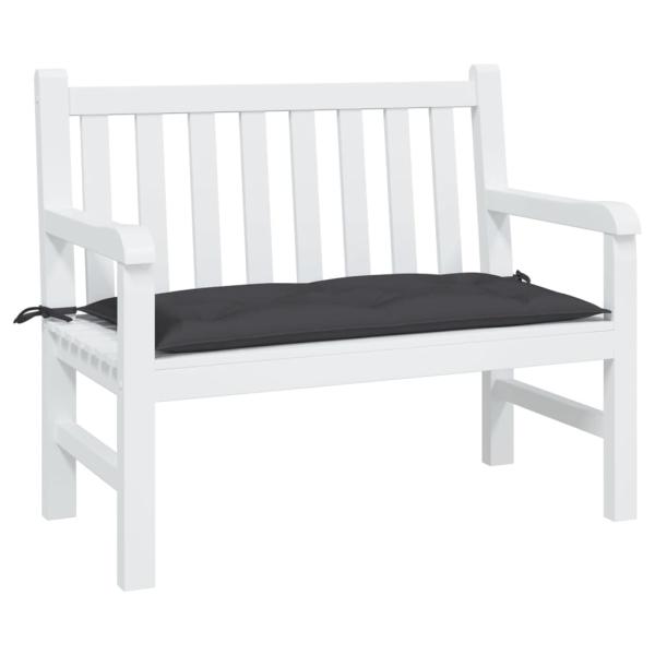 ARDEBO.de - Gartenbank-Auflage Schwarz 100x50x7 cm Oxford-Gewebe