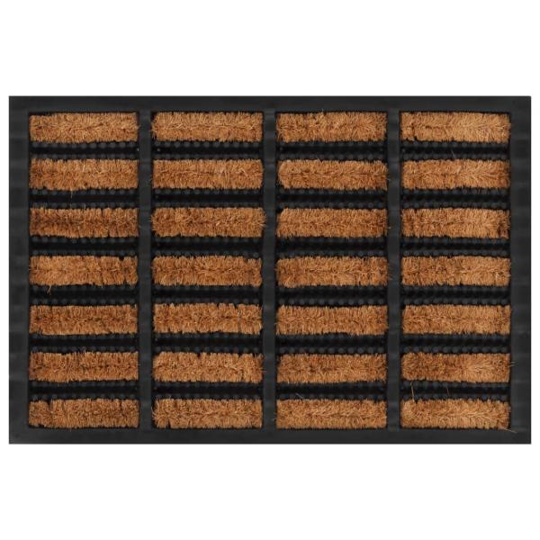 ARDEBO.de - Fußmatte Rechteckig 40x60 cm Gummi und Kokosfaser
