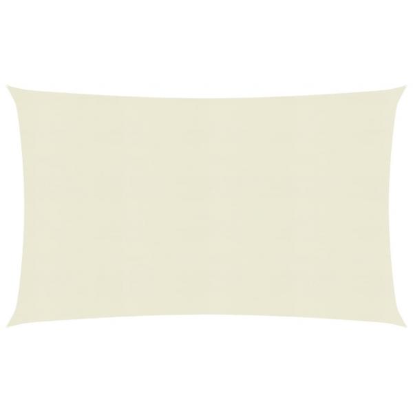 ARDEBO.de - Sonnensegel 160 g/m² Creme 5x8 m HDPE