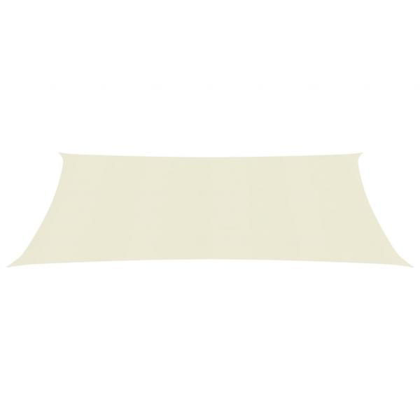 Sonnensegel 160 g/m² Creme 3,5x5 m HDPE   