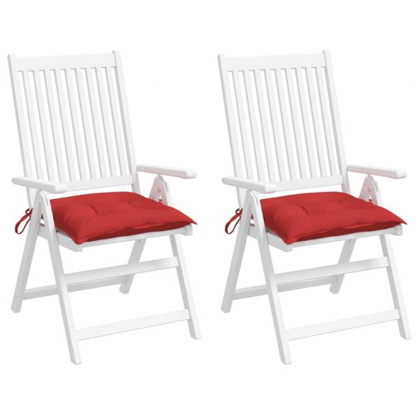 ARDEBO.de - Palettenkissen 2 Stk. Rot 50x50x7 cm Oxford-Gewebe