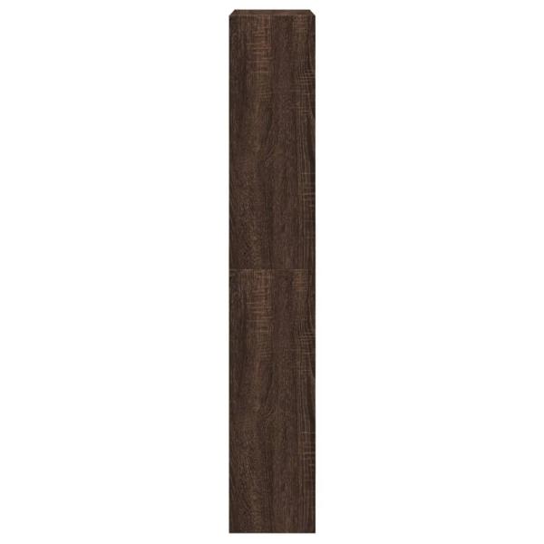 Schuhschrank Braun Eichen-Optik 60x21x125,5 cm Holzwerkstoff