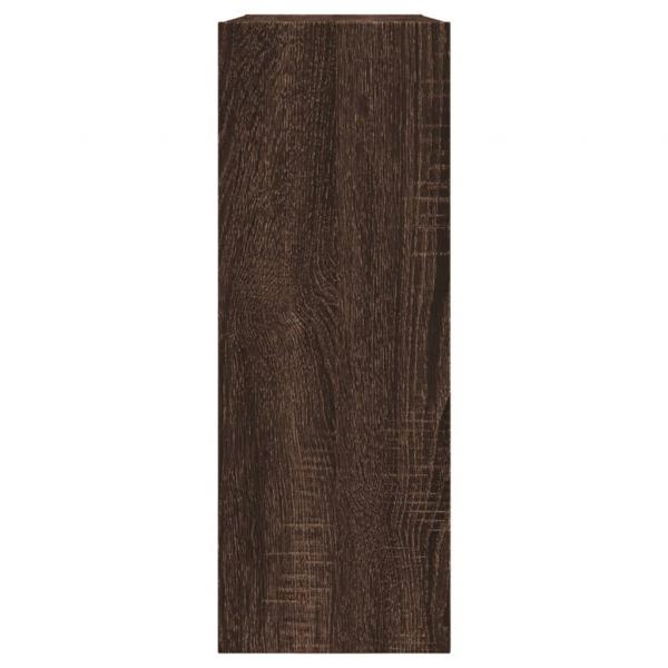 Schuhschrank Braun Eichen-Optik 80x21x57 cm Holzwerkstoff