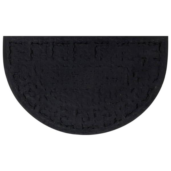 Fußmatte Halbrund 45x75 cm Gummi und Kokosfaser