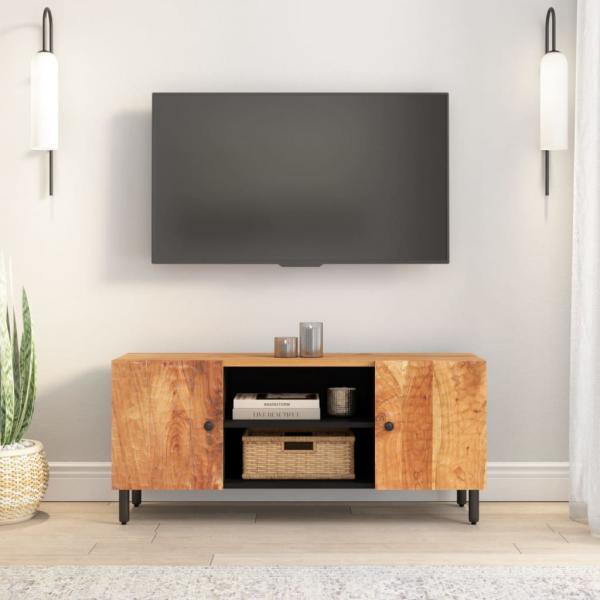 TV-Schrank 105x33x46 cm Massivholz Akazie