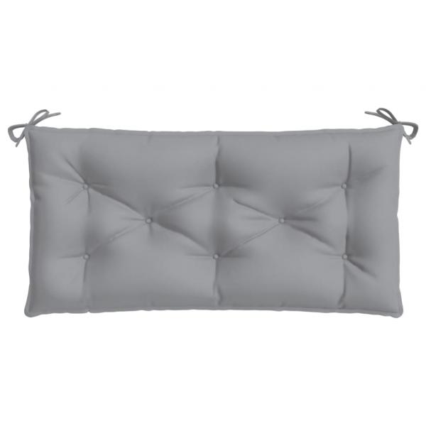 Gartenbank-Auflage Grau 110x50x7 cm Oxford-Gewebe