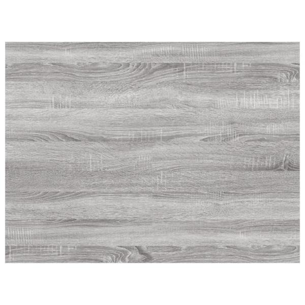 Wandregale 4 Stk. Grau Sonoma 40x30x1,5 cm Holzwerkstoff