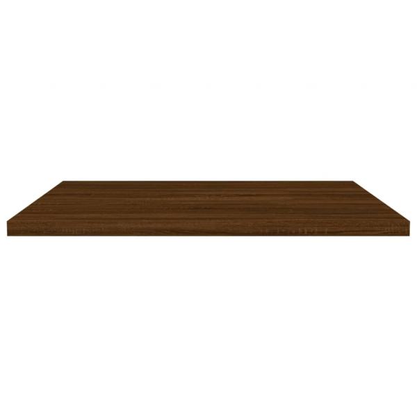 Wandregale 4 Stk. Braun Eichen-Optik 40x50x1,5 cm Holzwerkstoff