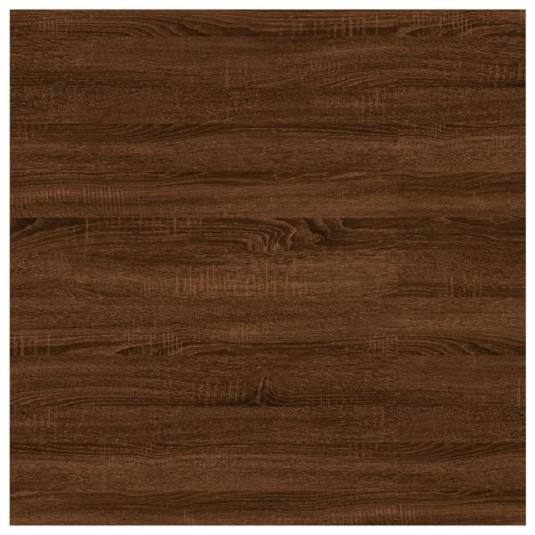 Wandregale 4 Stk. Braun Eichen-Optik 40x50x1,5 cm Holzwerkstoff