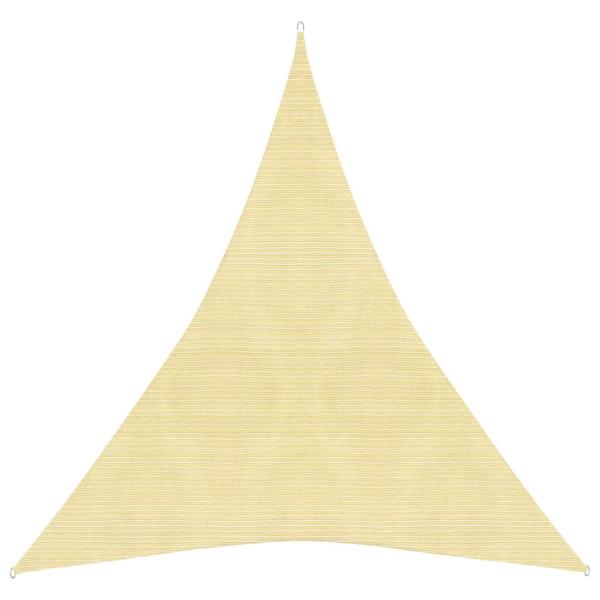 ARDEBO.de - Sonnensegel 160 g/m² Beige 4x5x5 m HDPE