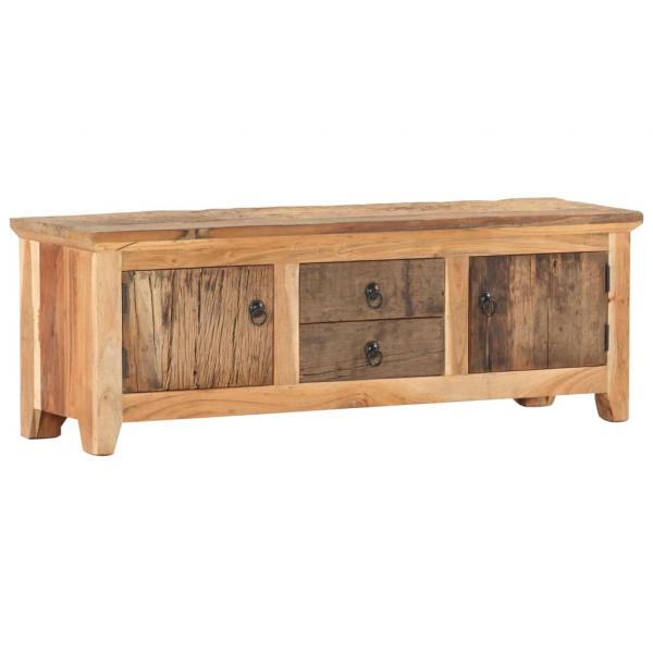 TV-Schrank 120x30x40 cm Akazie und Recyceltes Massivholz