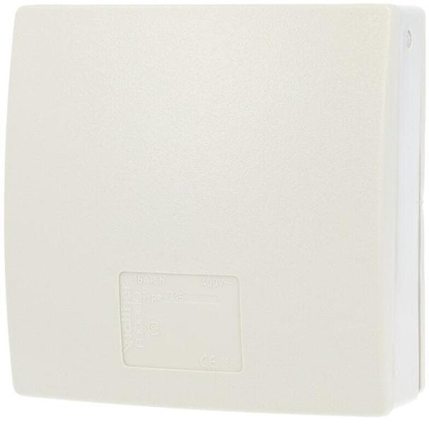 Walther Werke (415) Mondo Anbaudose, gerade, 16 A, 5-polig, mit Flansch