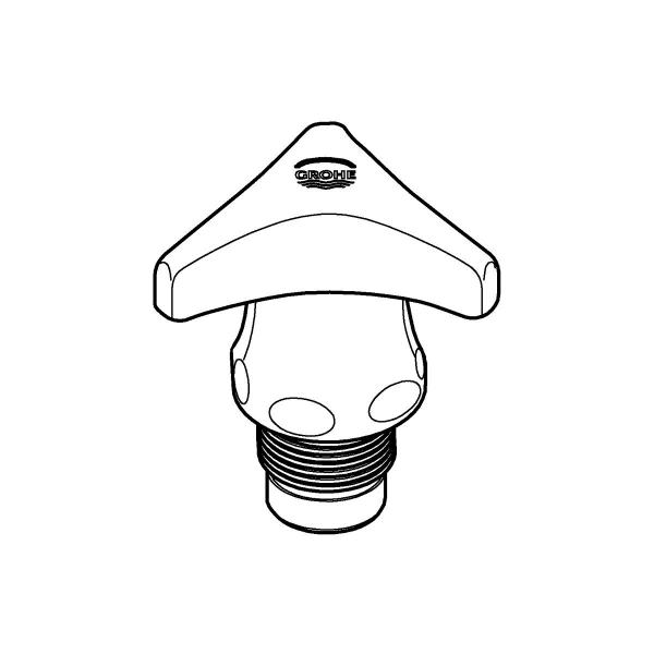 GROHE Oberteil, 1/2", chrom (45968000)