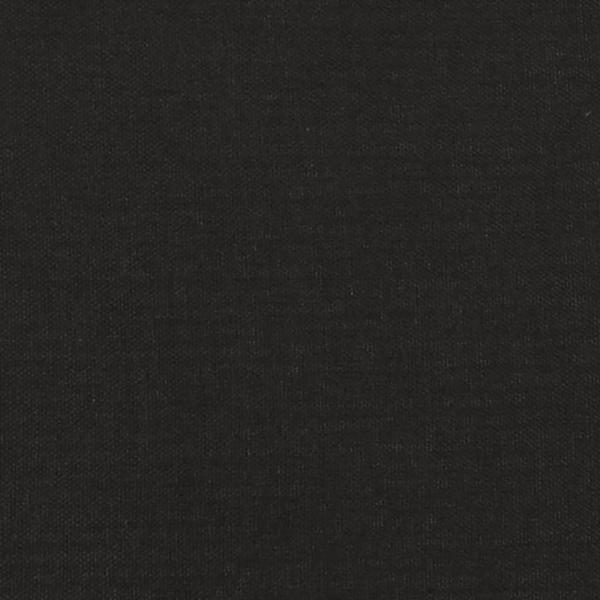Schlafsofa 2-Sitzer mit 2 Kissen Schwarz Stoff