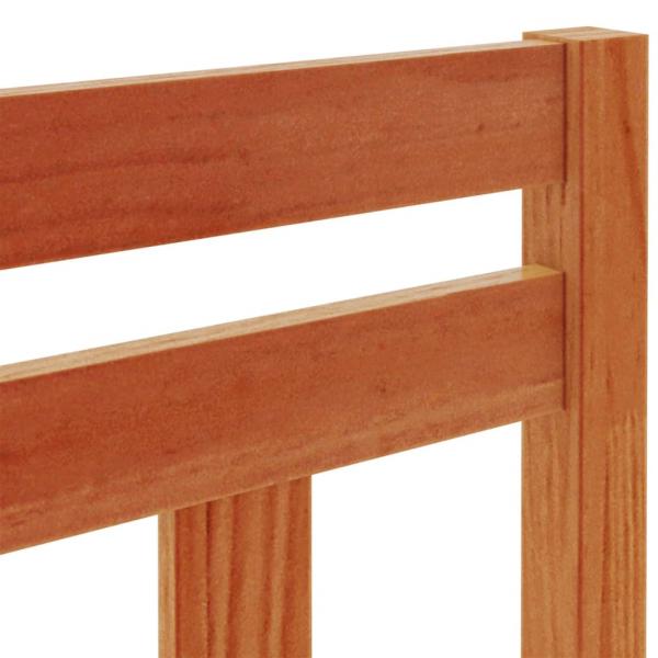 Kopfteil Wachsbraun 100 cm Massivholz Kiefer