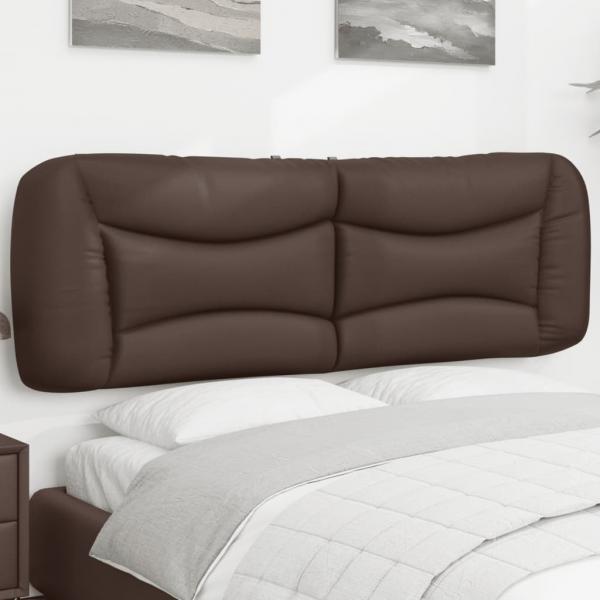 ARDEBO.de - Kopfteil-Kissen Braun 160 cm Kunstleder