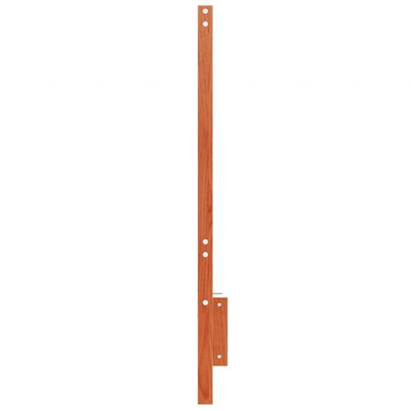 Kopfteil Wachsbraun 135 cm Massivholz Kiefer